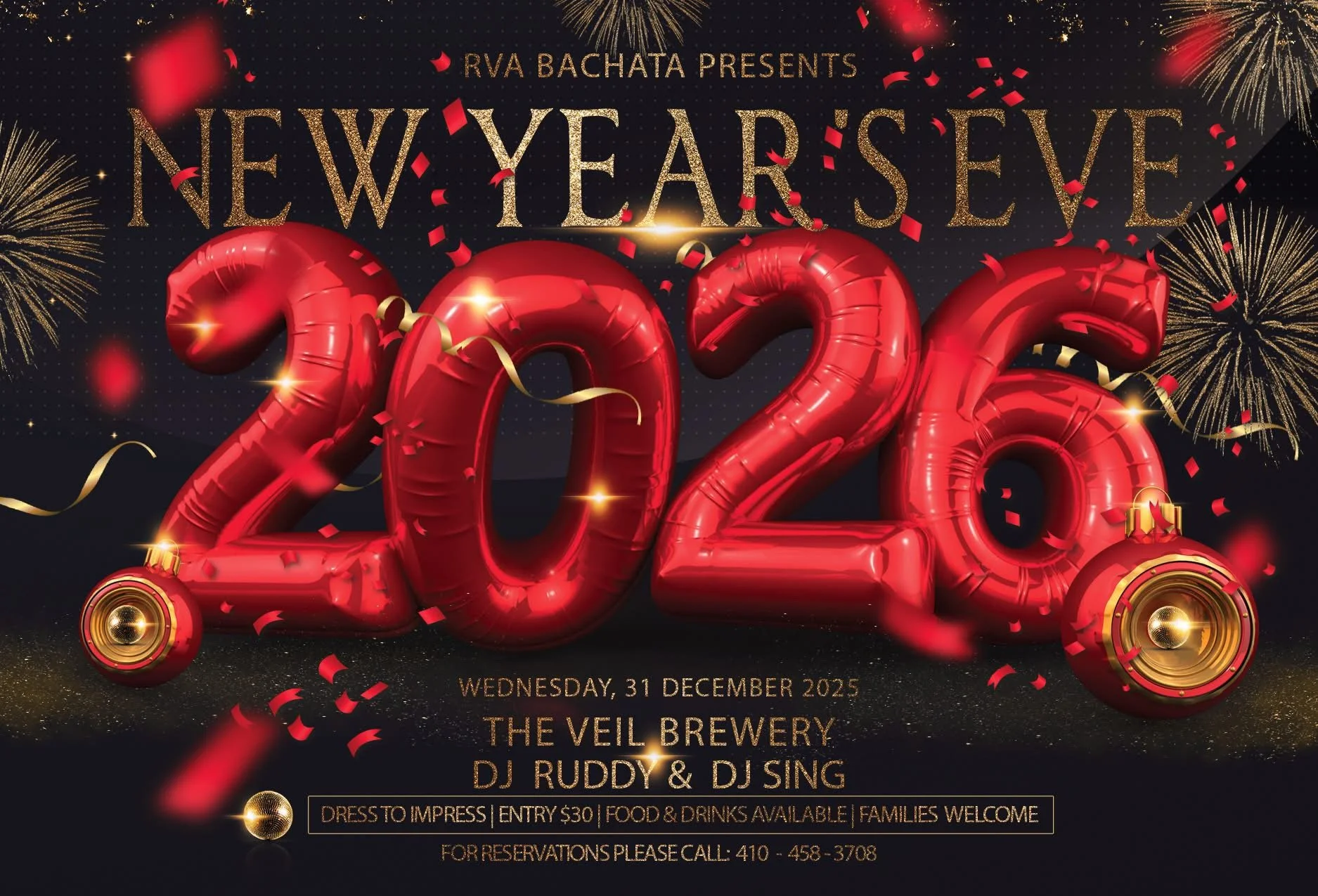 RVA Bachata New Year's Eve 