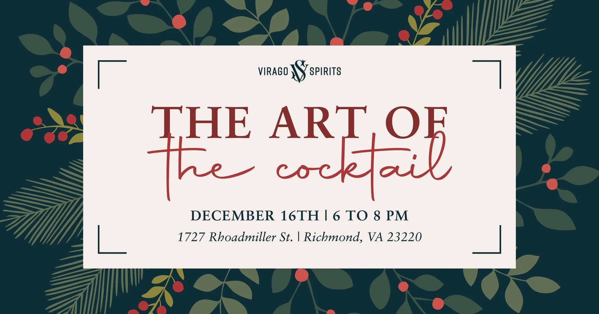 The Art of The Cocktail: Holiday Cocktails