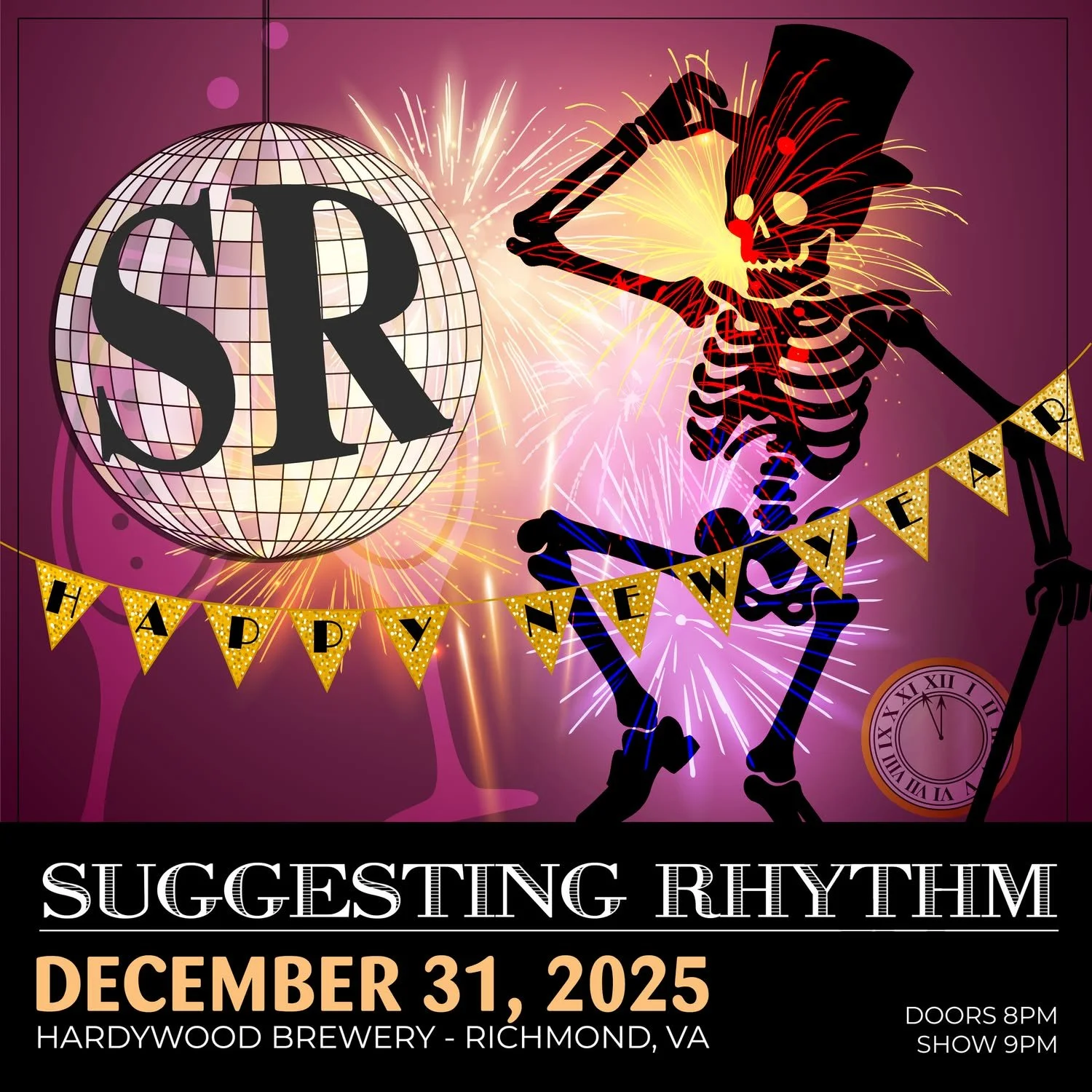 NYE with Suggesting Rhythm at Hardywood 