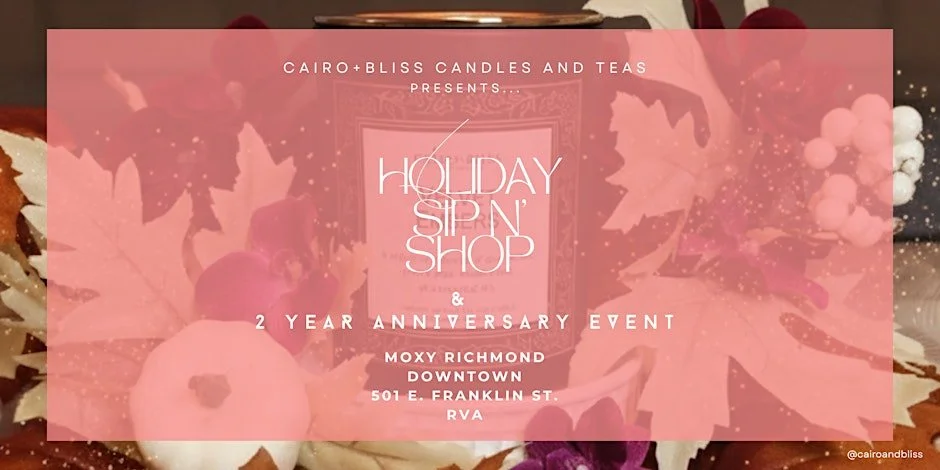 Holiday Sip N Shop | 2 year Anniversary Celebration