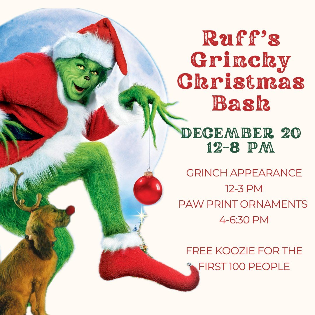  Ruff Canine Club's Grinchy Christmas Bash