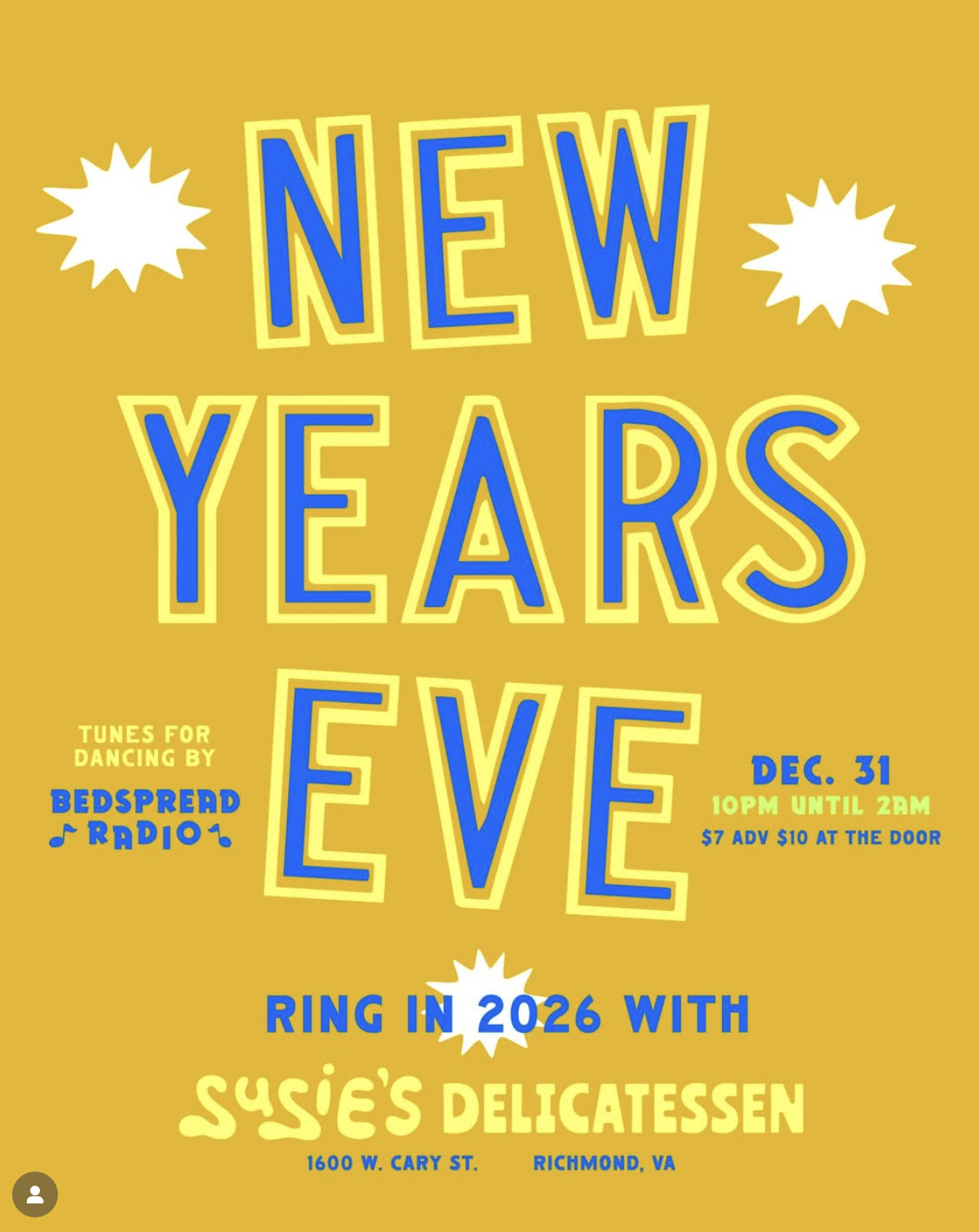 NYE at Susie's 