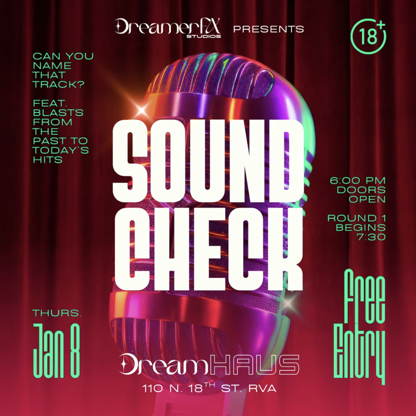 Sound Check! A Live Music Game Show