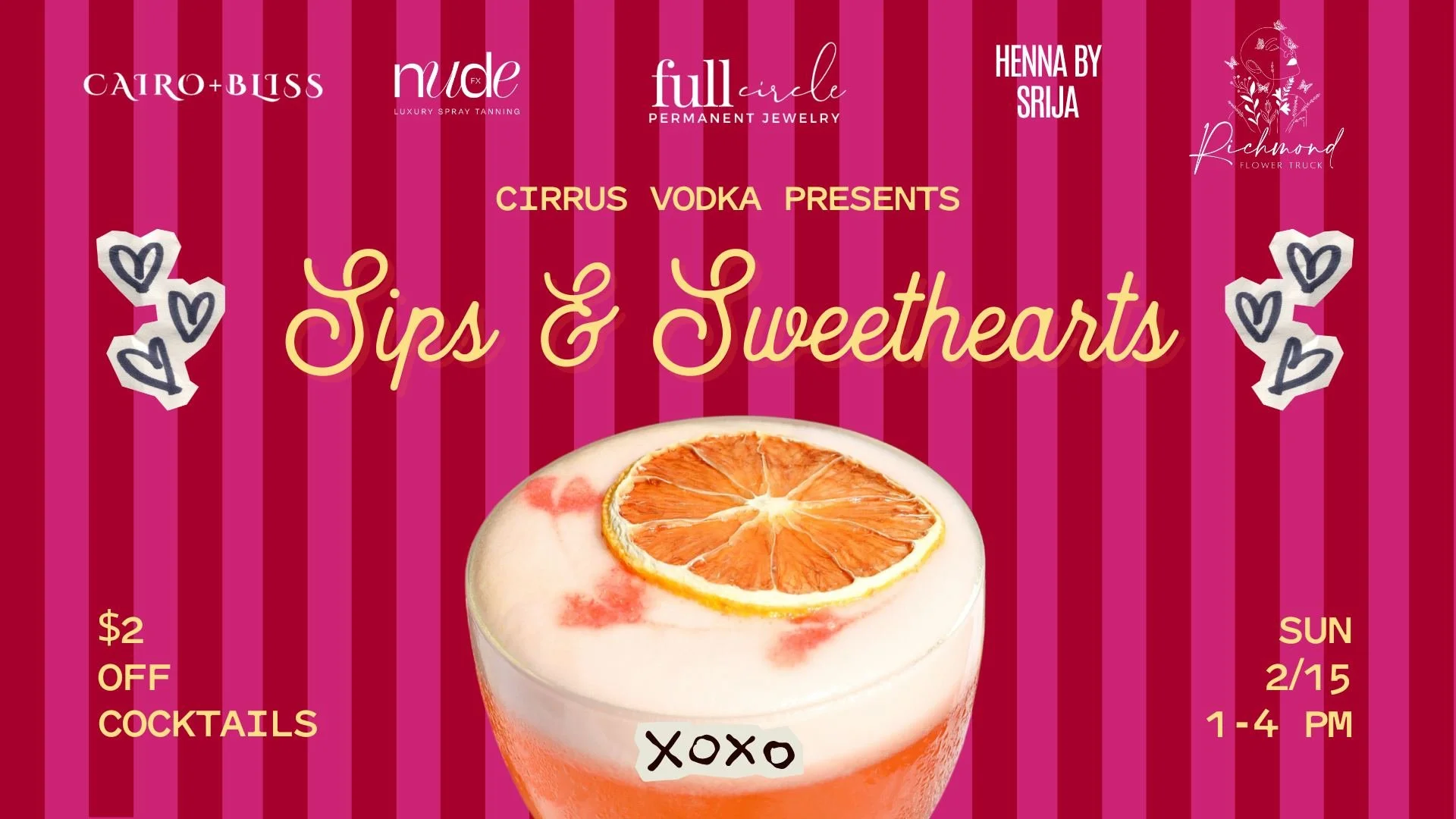 Sips &amp; Sweethearts: A Valentine's Day Pop-up 
