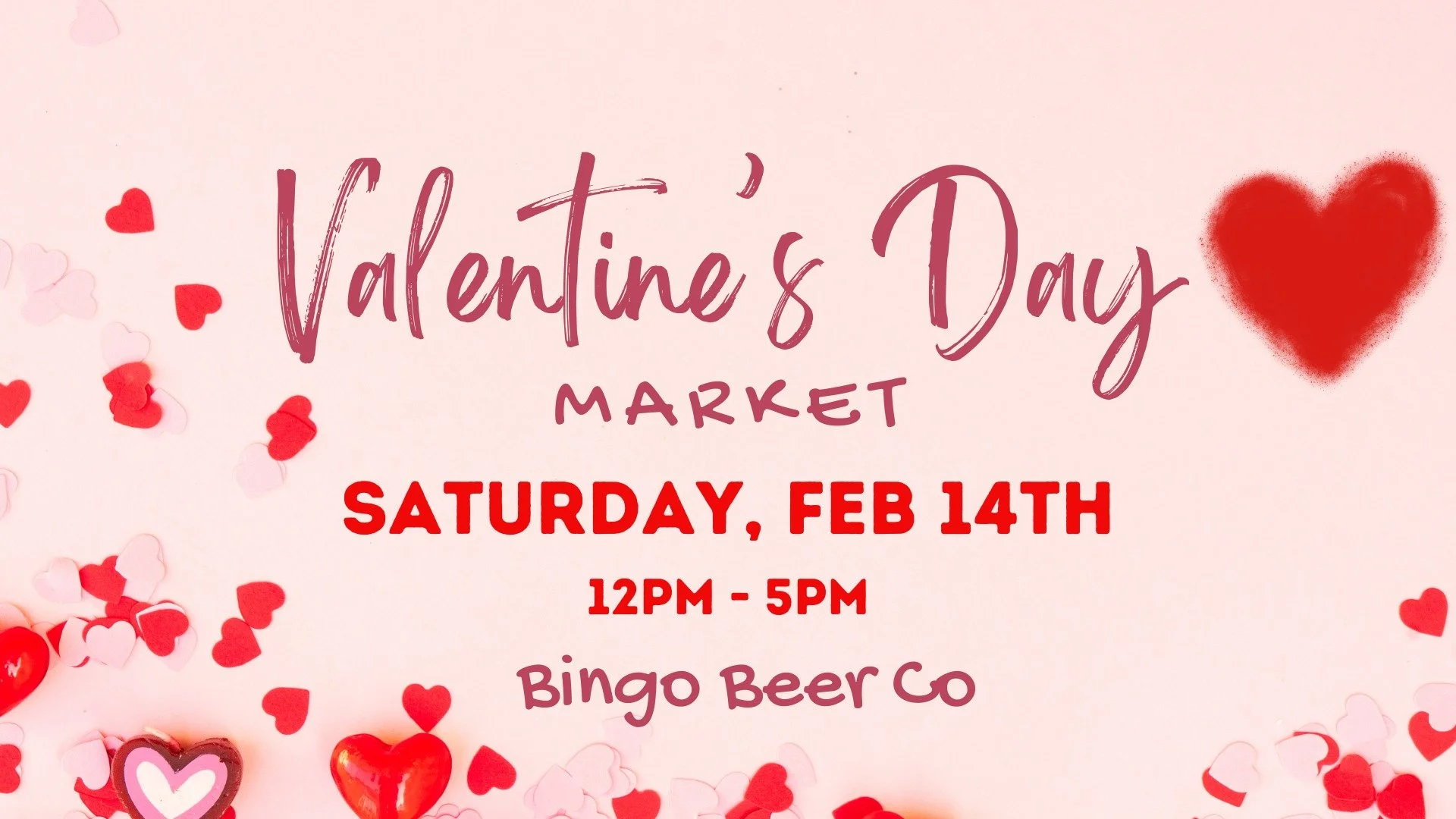 Valentine's Day Market at Bingo Beer Co