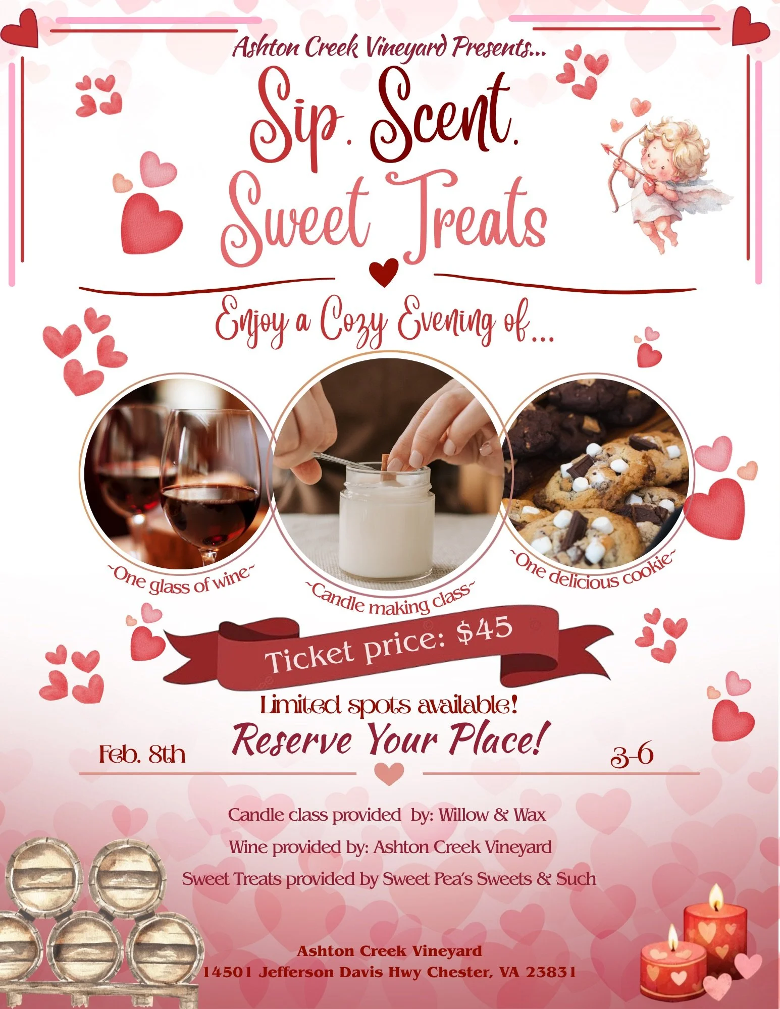 Sip. Scent. Sweet Treats