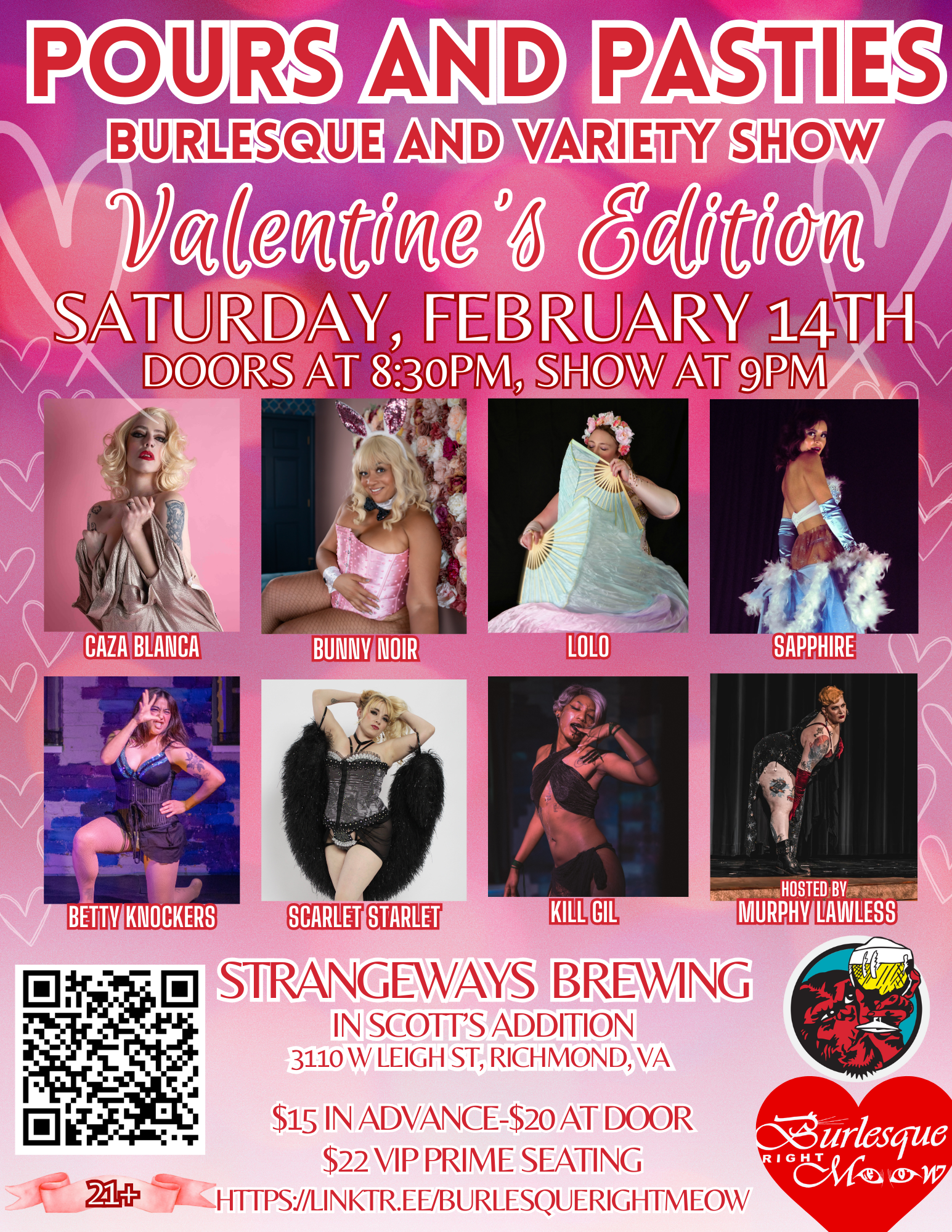 Pours and Pasties: Valentine's Edition