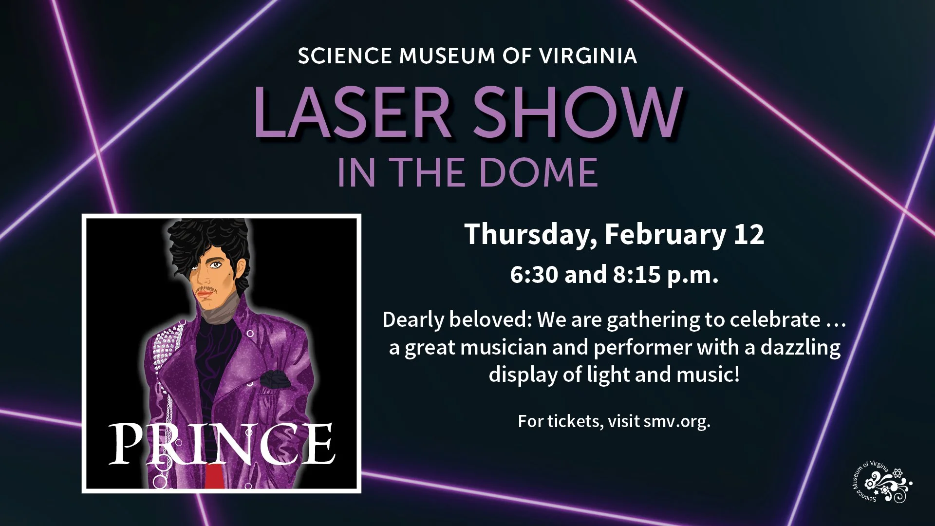 Laser Show: Prince at the Science Museum of Virginia