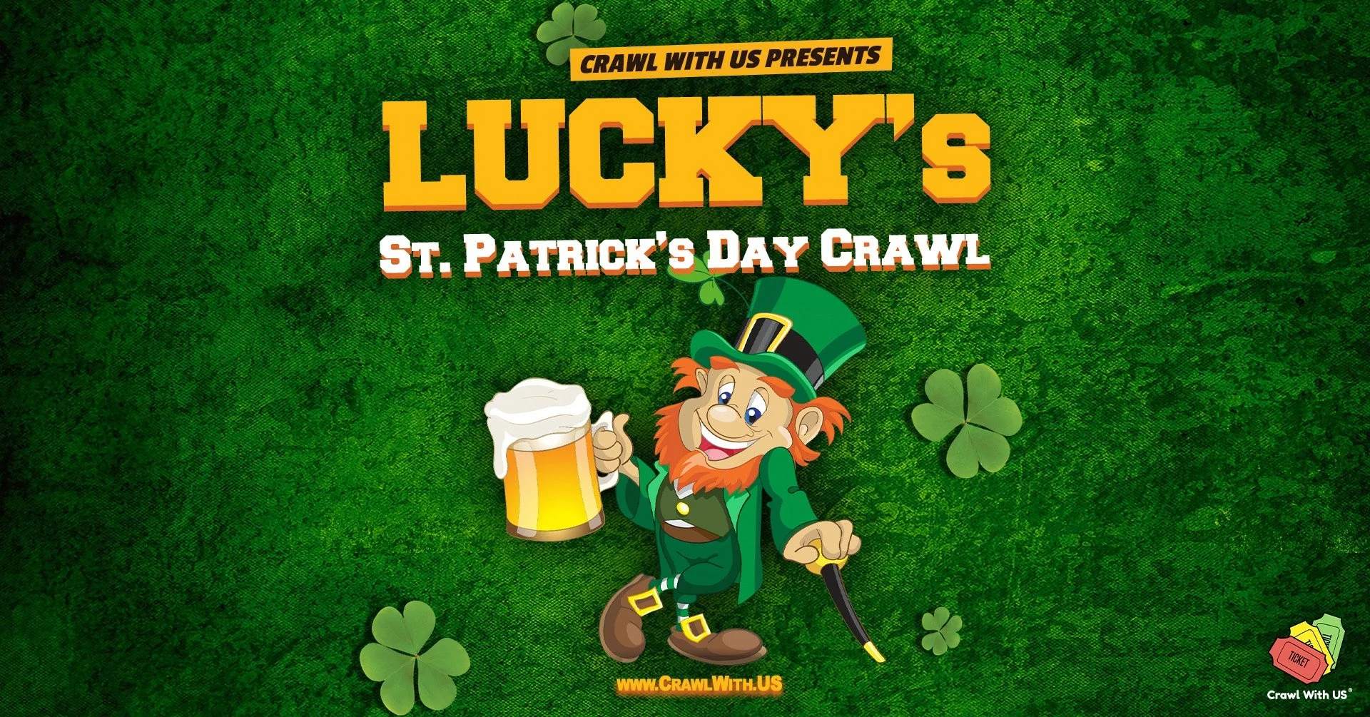 The Official Lucky's St. Patrick's Day Bar Crawl 
