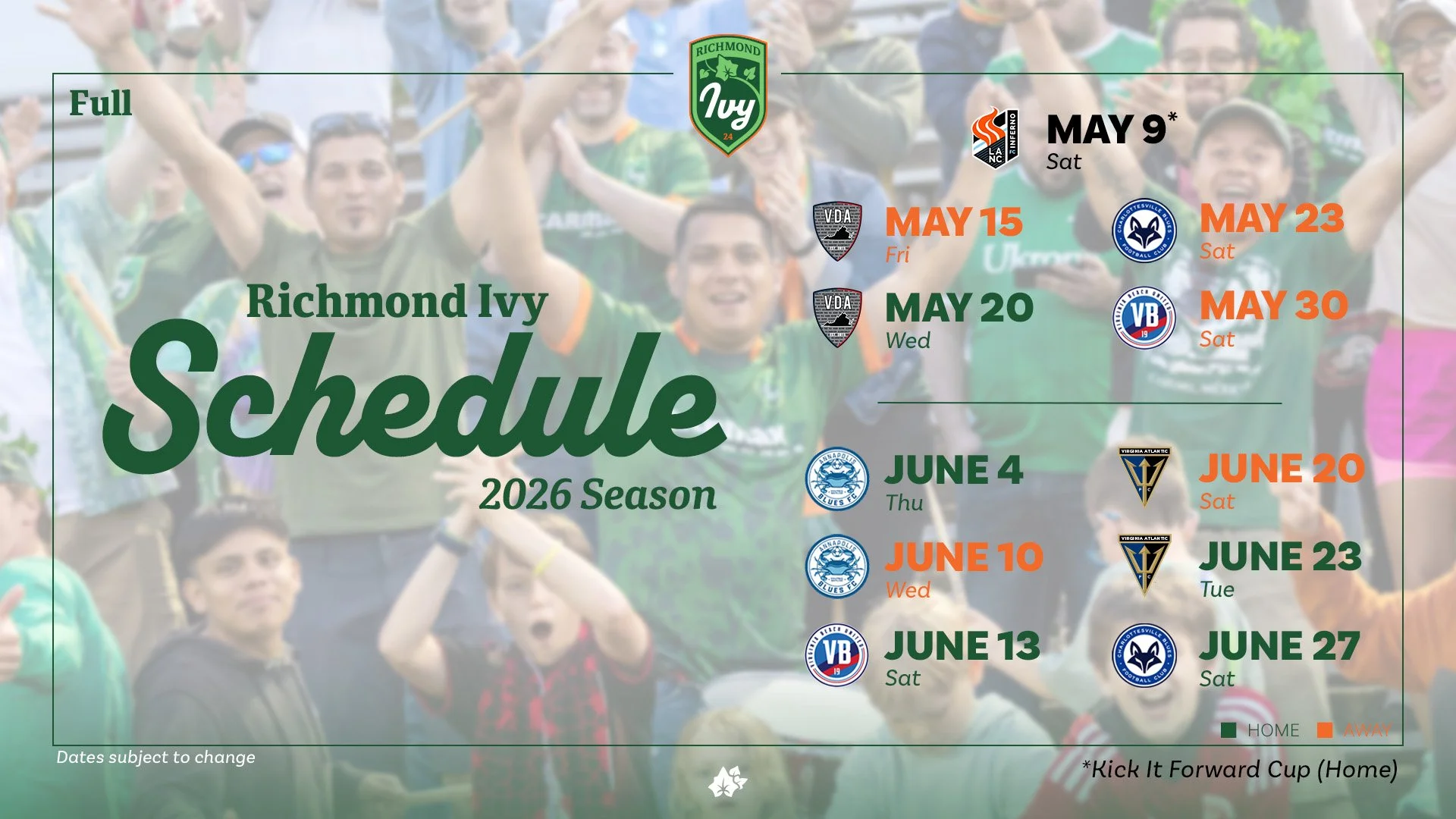 Richmond Ivy vs Lancaster Inferno FC