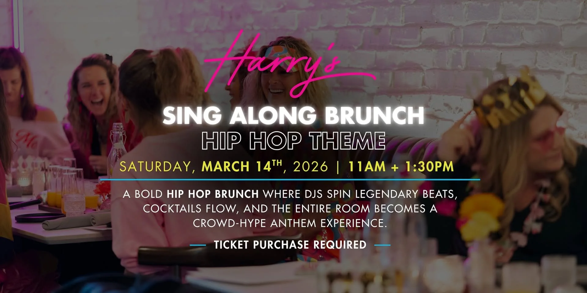 Hip Hop Sing-Along Brunch at Harry’s