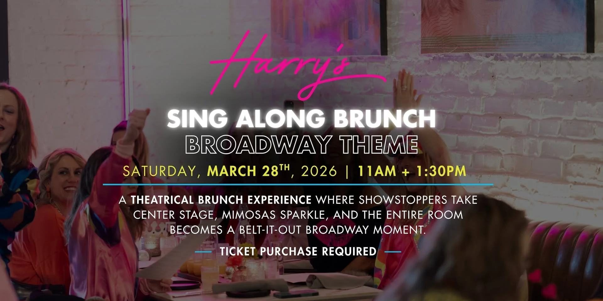 Broadway Sing-Along Brunch at Harry’s