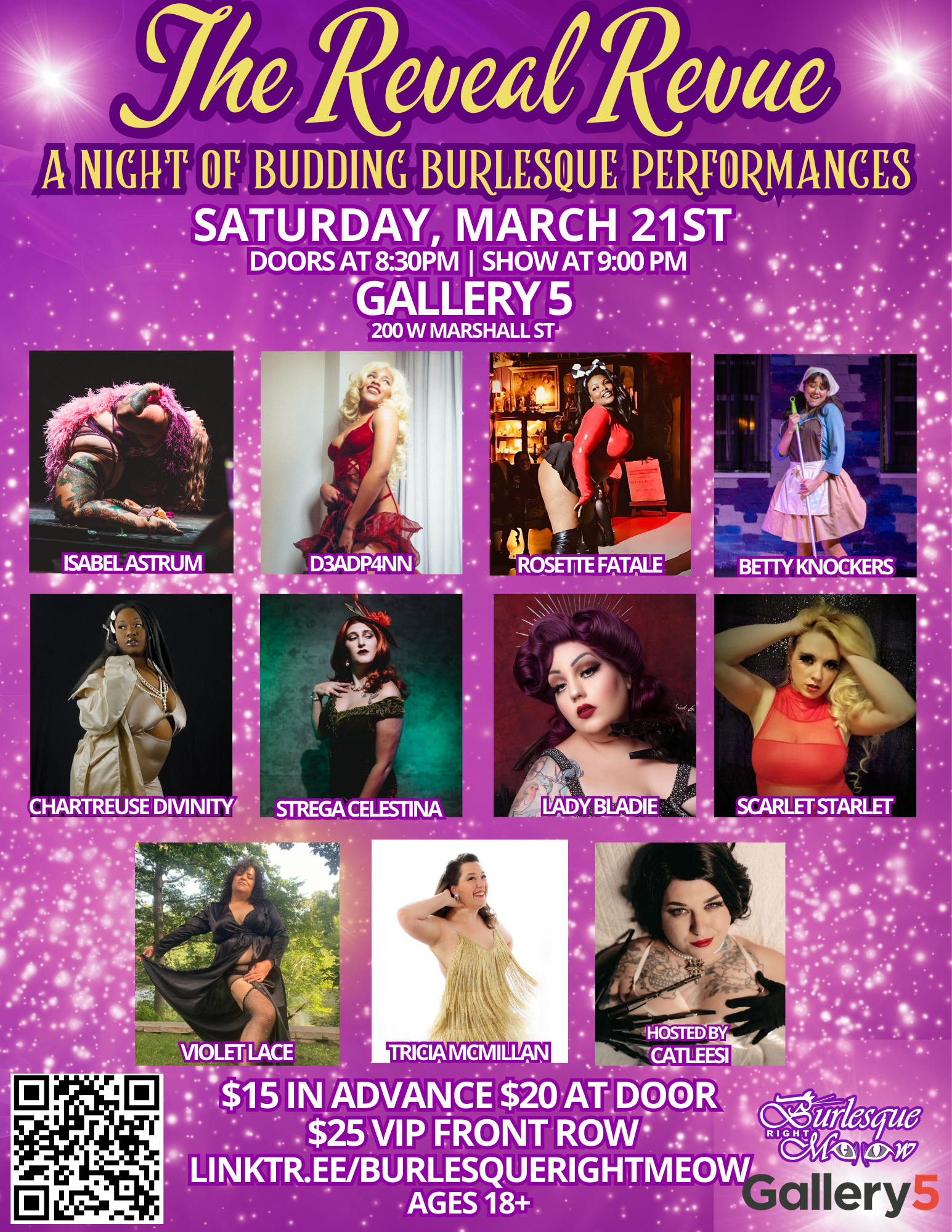 The Reveal Revue: A Night Of Budding Burlesque Performances