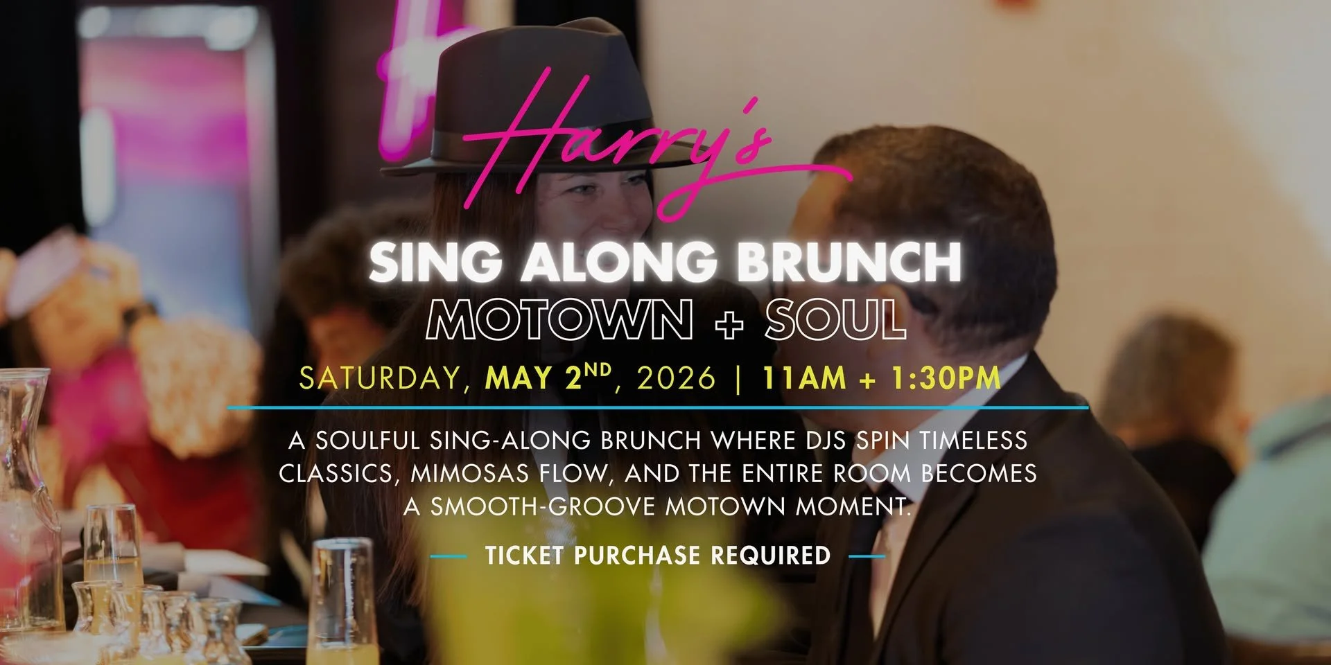 Sing-Along Brunch at Harry's: Motown + Soul