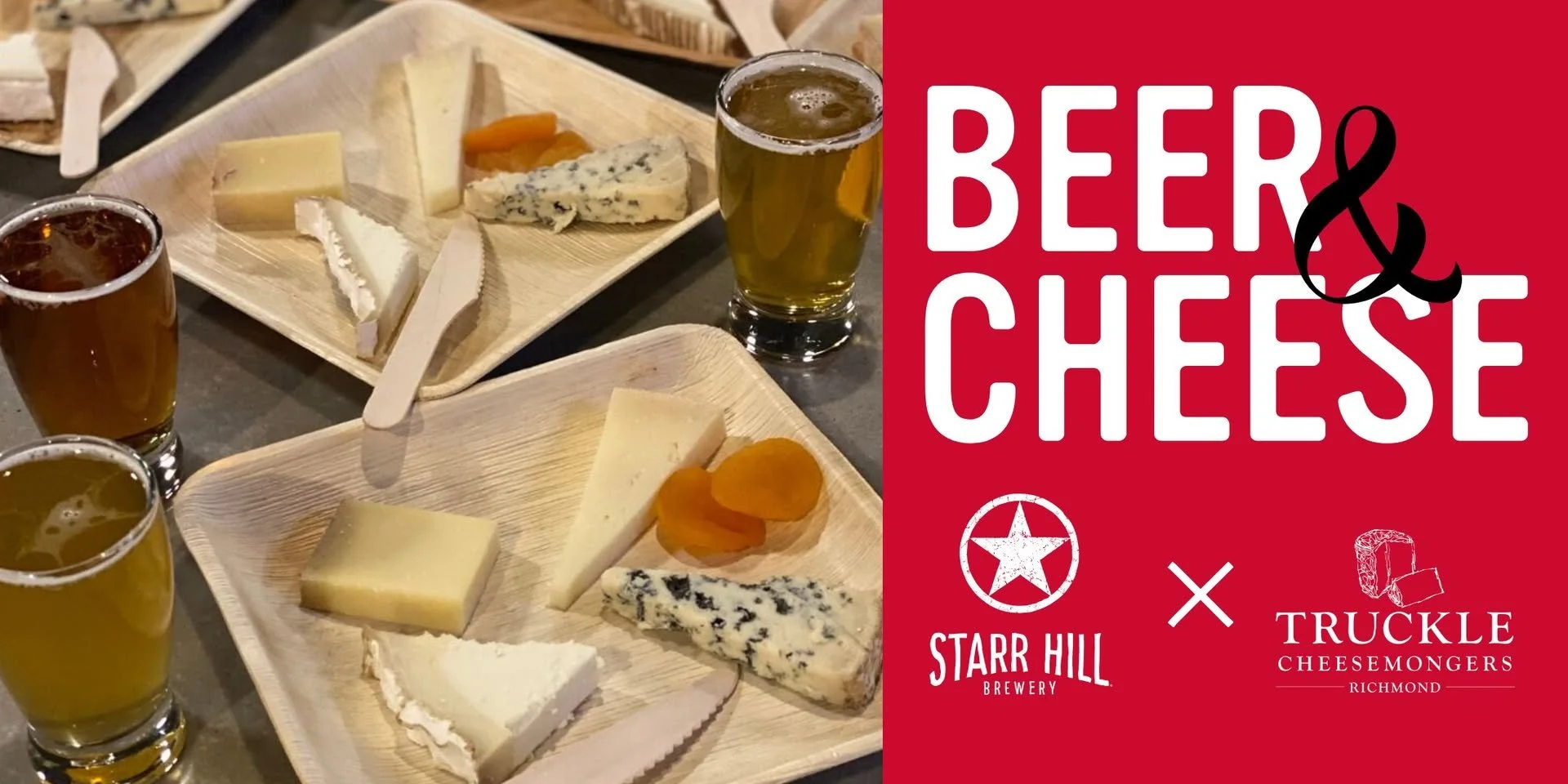 Beer &amp; Cheese Class with Truckle Cheesemongers 🧀