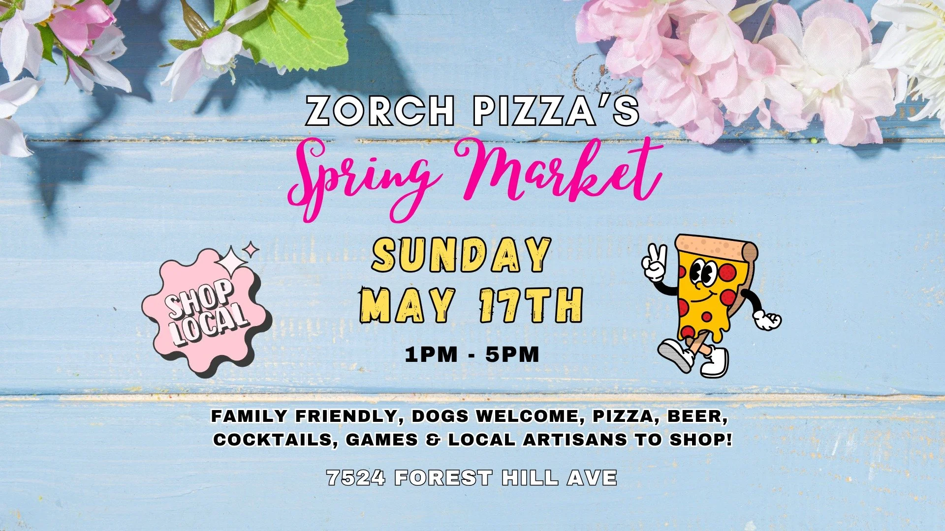 Spring Artisan Market at Zorch Pizza