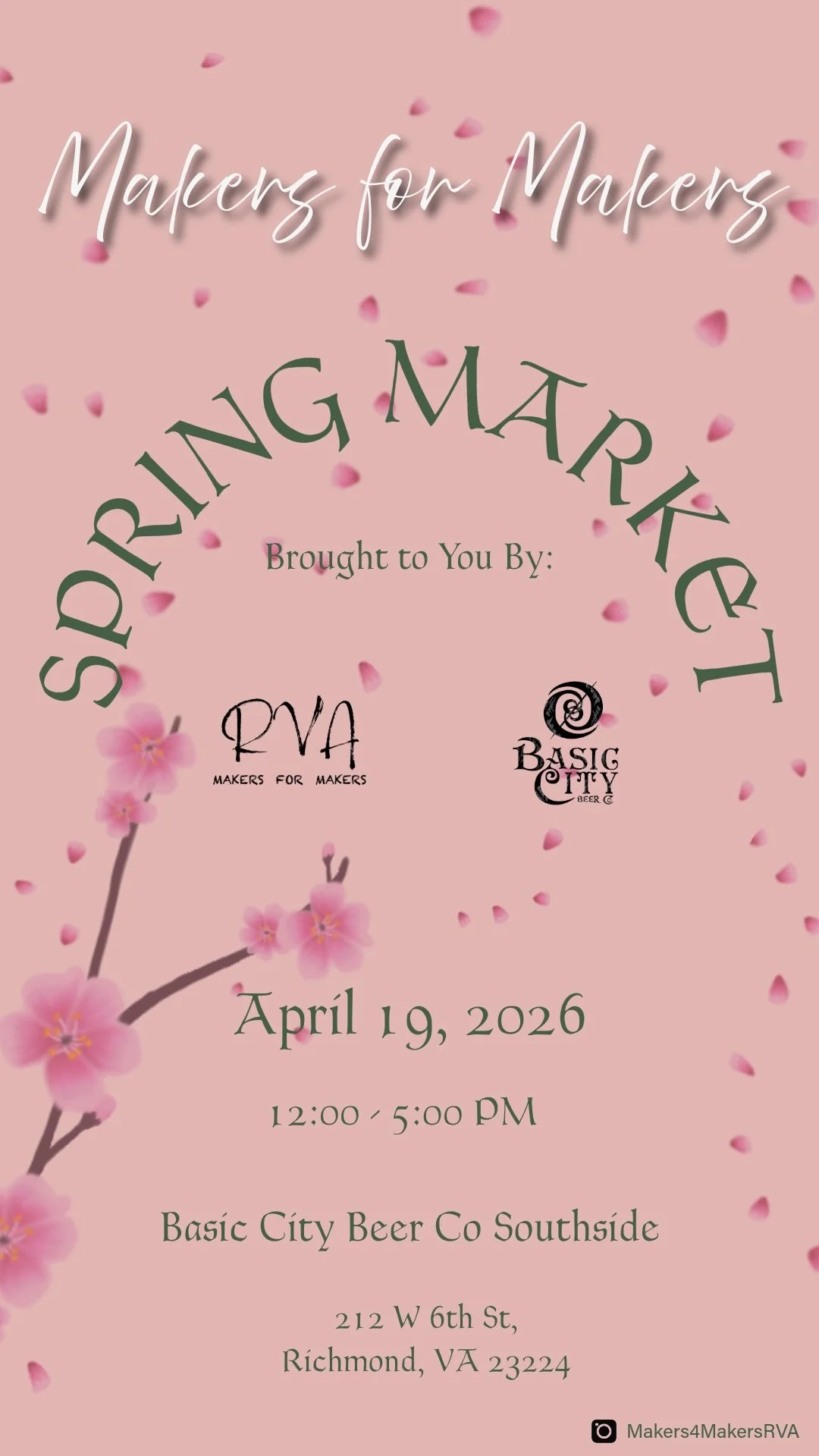 Makers for Makers Spring Market 2026