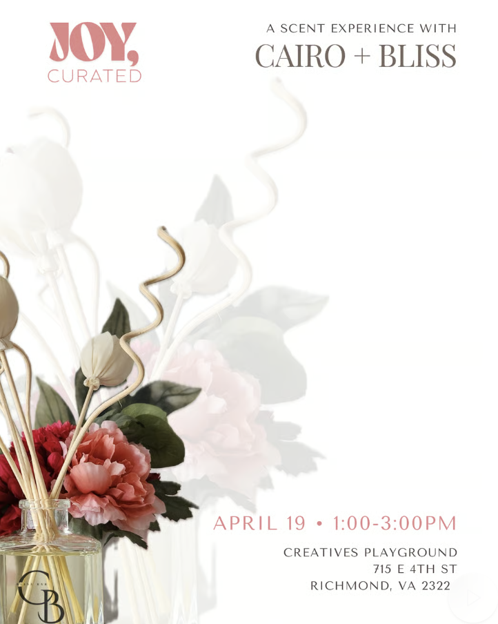 Joy, Curated: Create Your Signature Scent (Reed Diffuser Workshop)