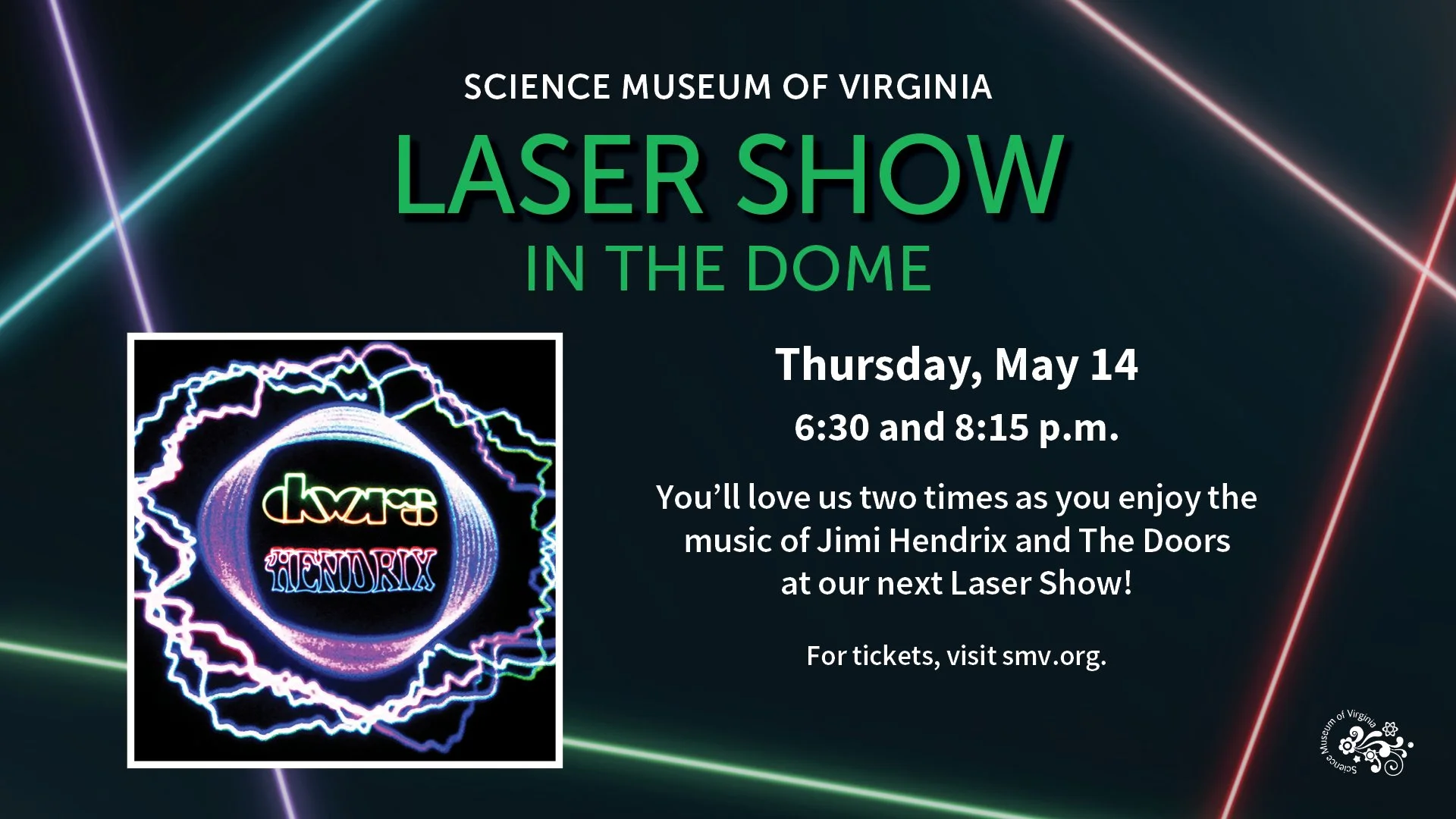 Laser Show: Jimi Hendrix and The Doors