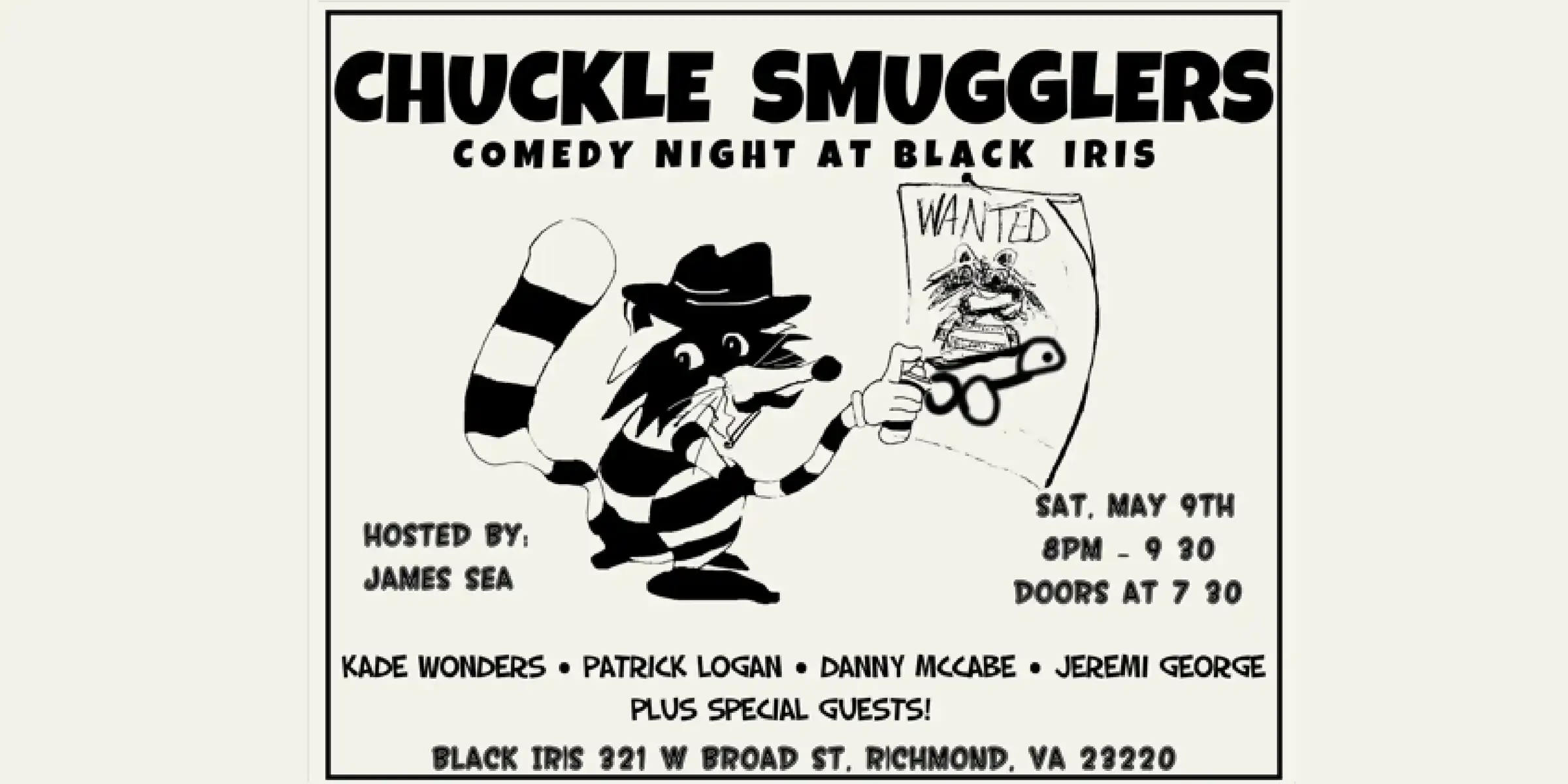 ChuckleSmugglers StandUp Comedy Black Iris Social Club