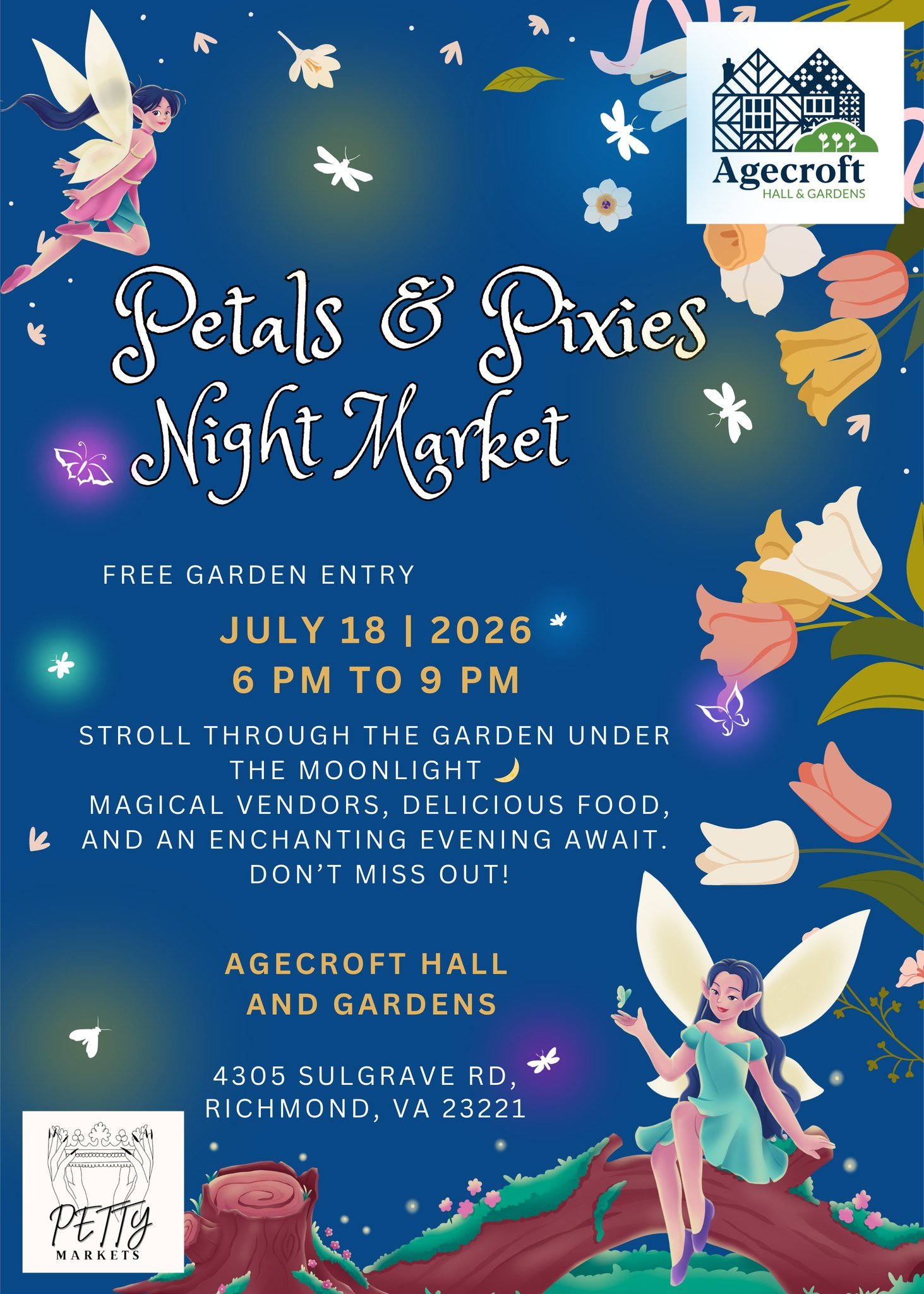Petals &amp; Pixies: A Night Market in the Gardens