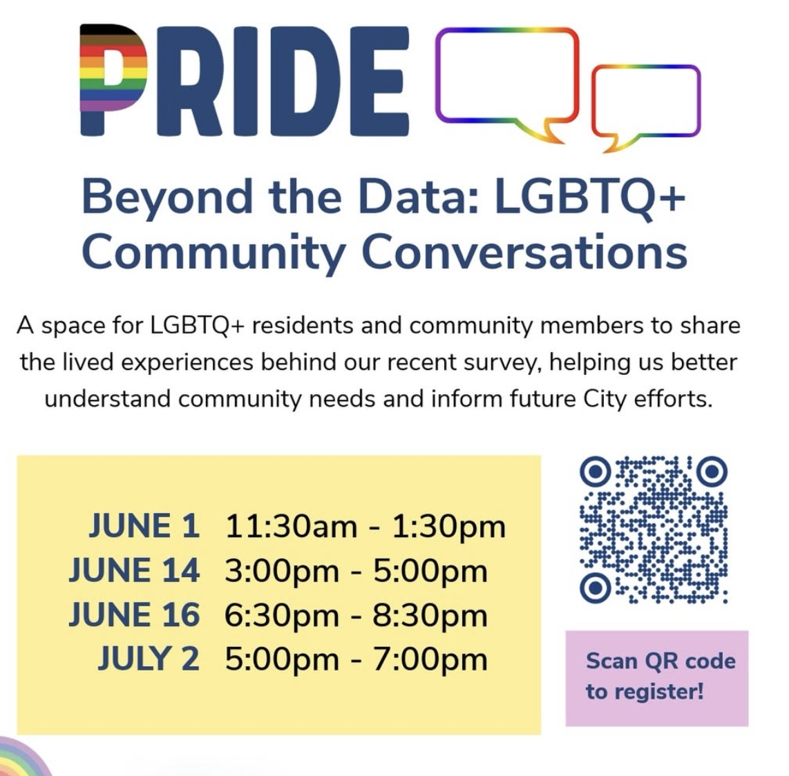 Beyond the Data: LGBTQ+ Community Conversations