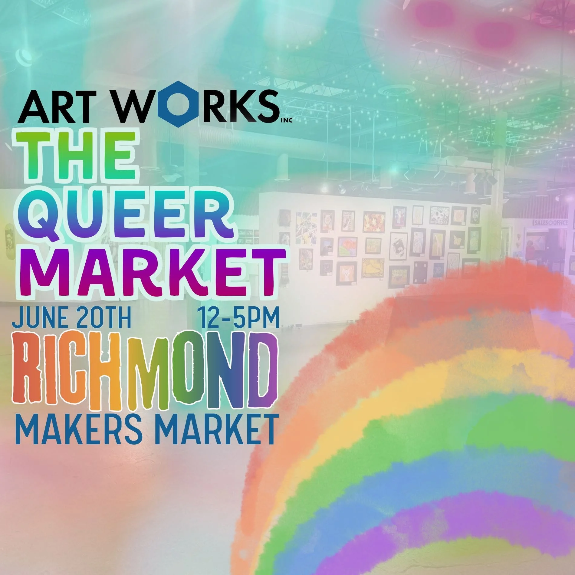 The Queer Market at Art Works with RVA Makers Market 