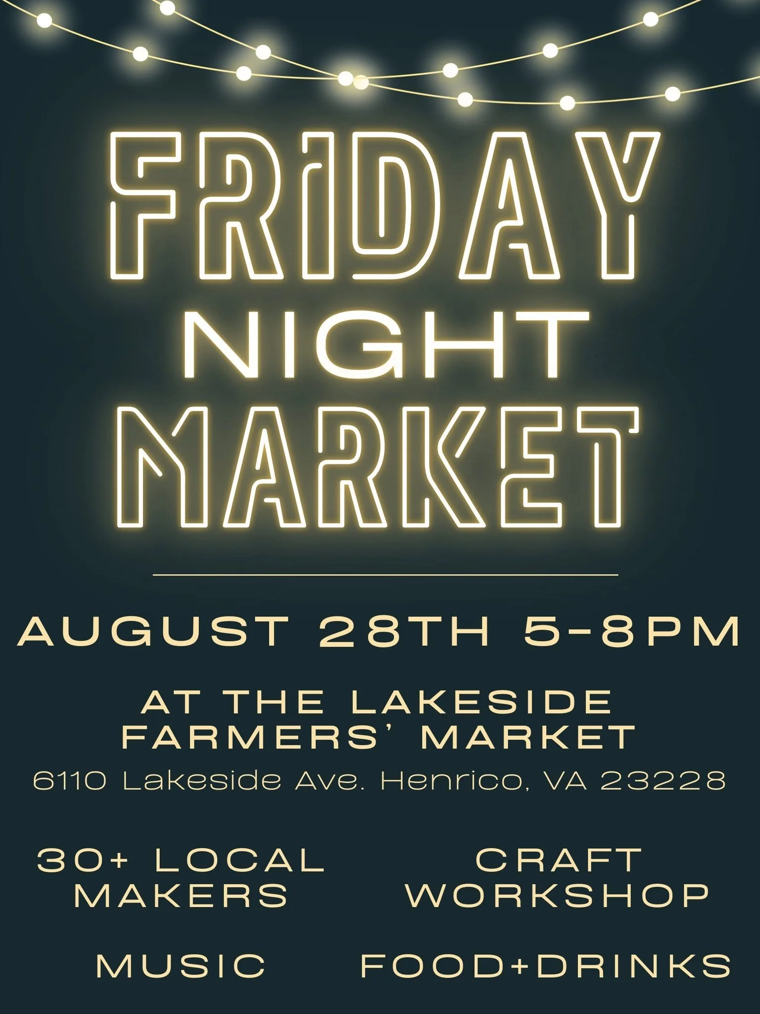 AUGUST Friday Night Market