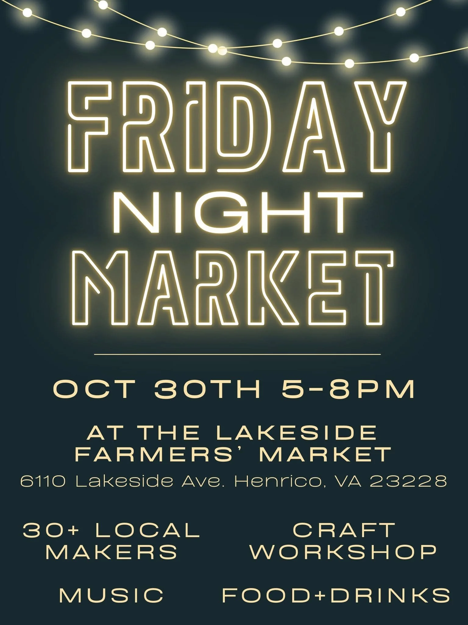 OCTOBER Friday Night Market