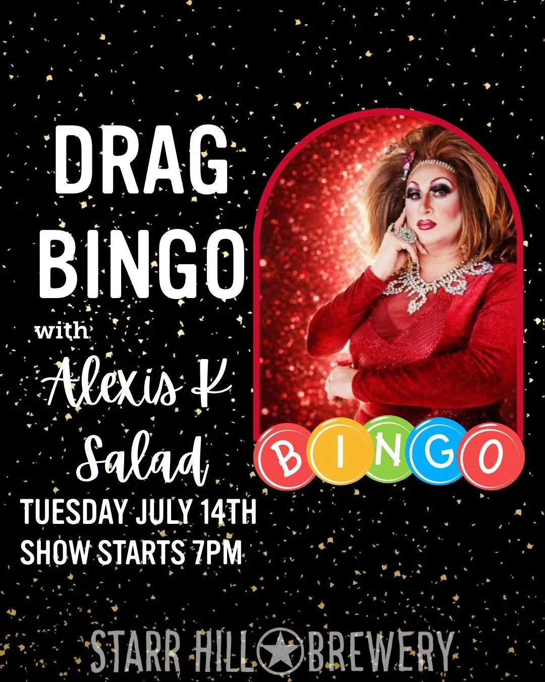 Drag Bingo with Alexis K Salad