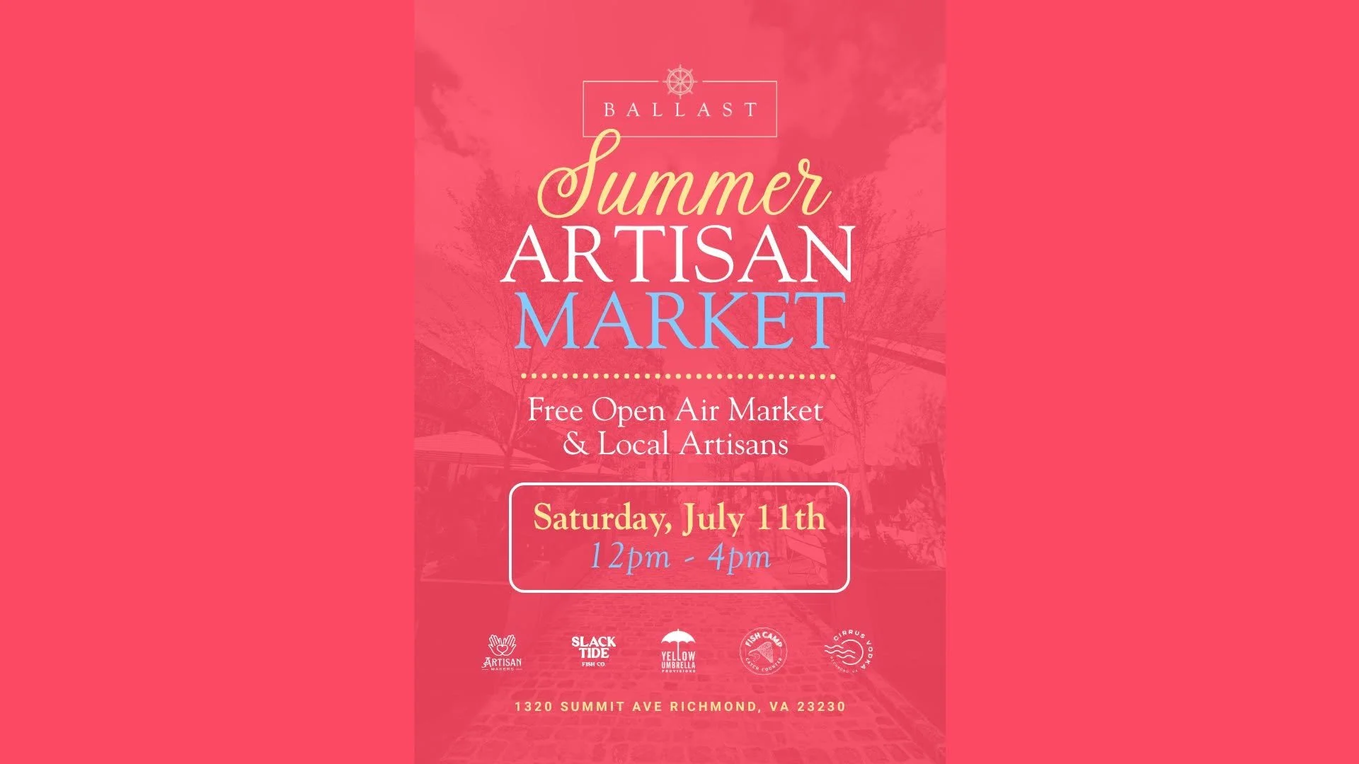 Summer Artisan Market at Ballast