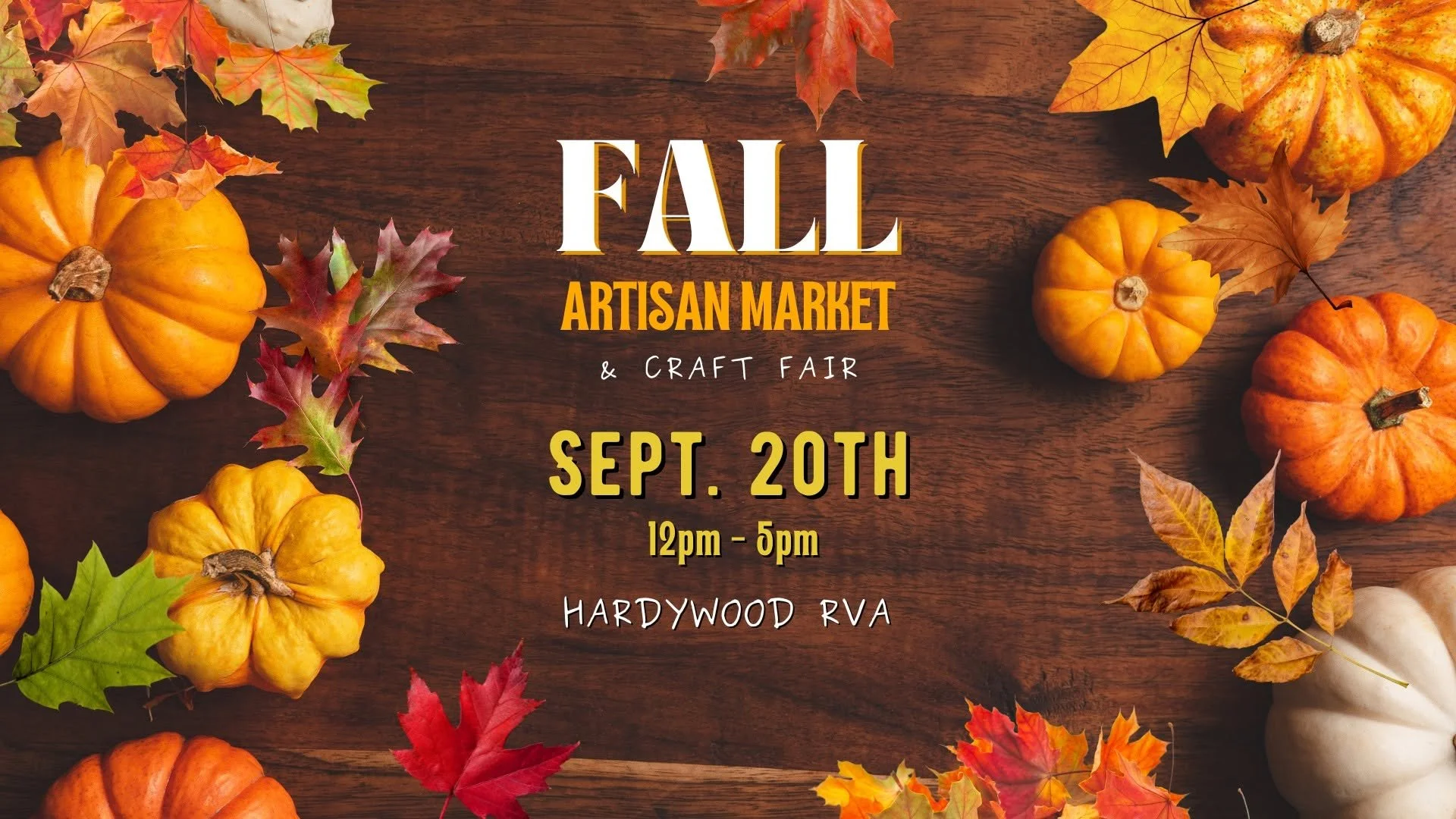 2026 Fall Artisan Market &amp; Craft Fair at Hardywood RVA