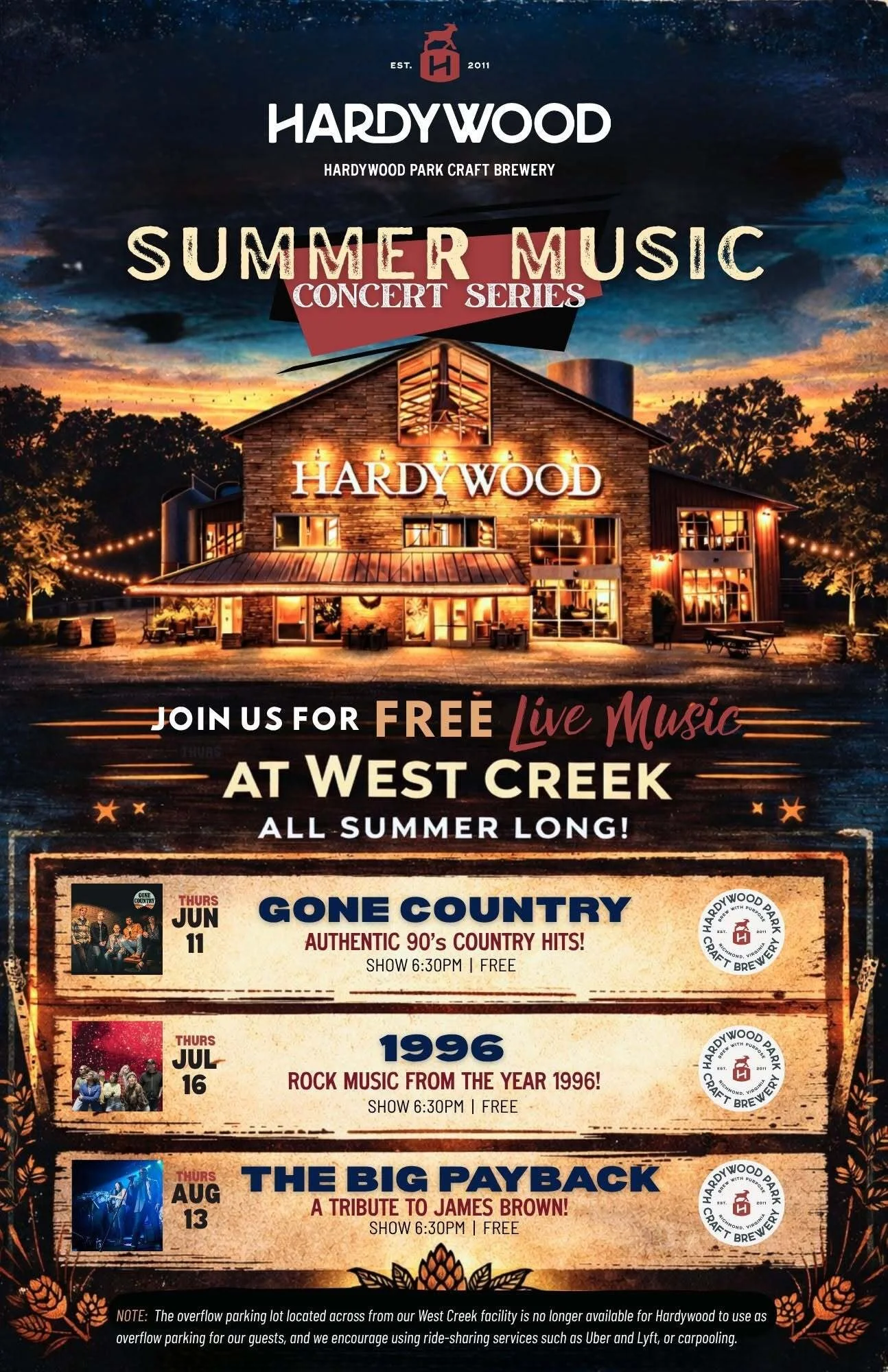 Hardywood Summer Music Concert Series 