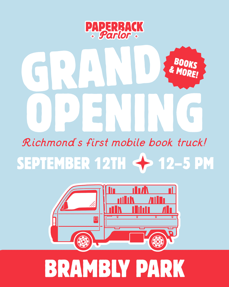 Paperback Parlor Book Truck Grand Opening!