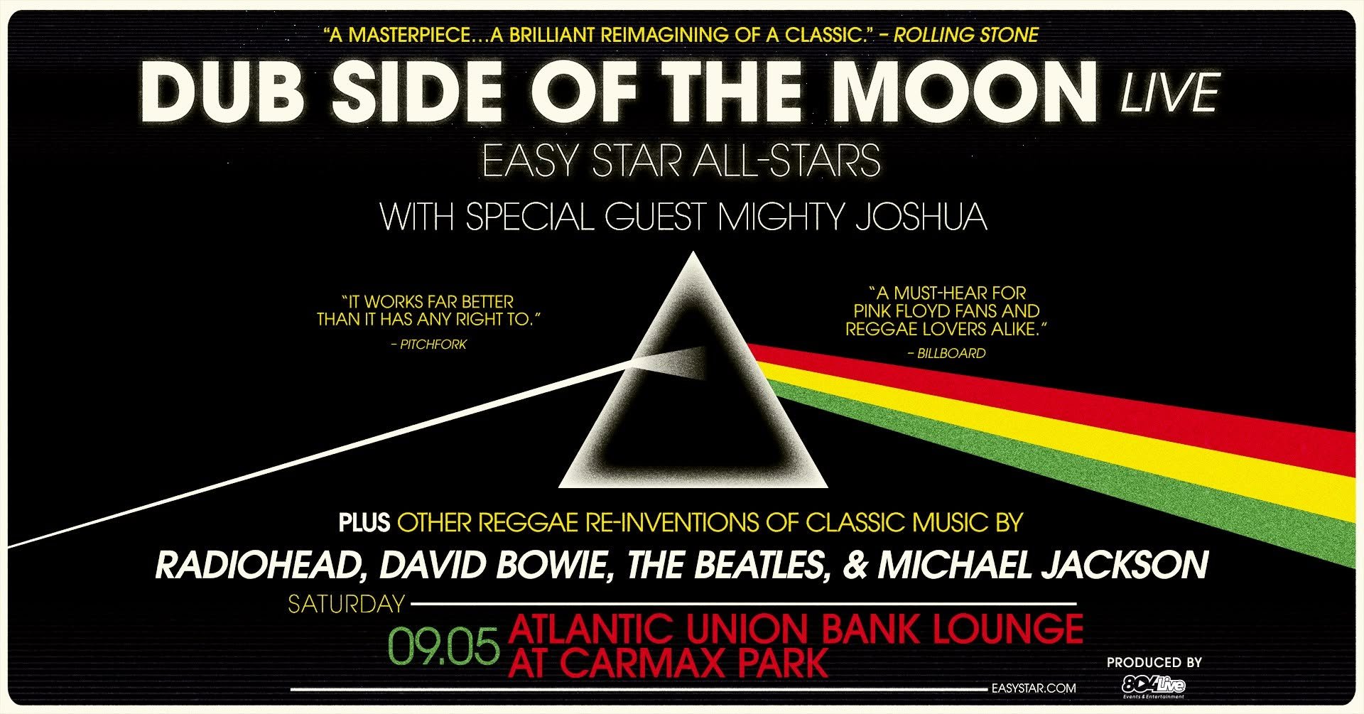 Dubside of the Moon featuring the Easy Star All-Stars with special guest Mighty Joshua