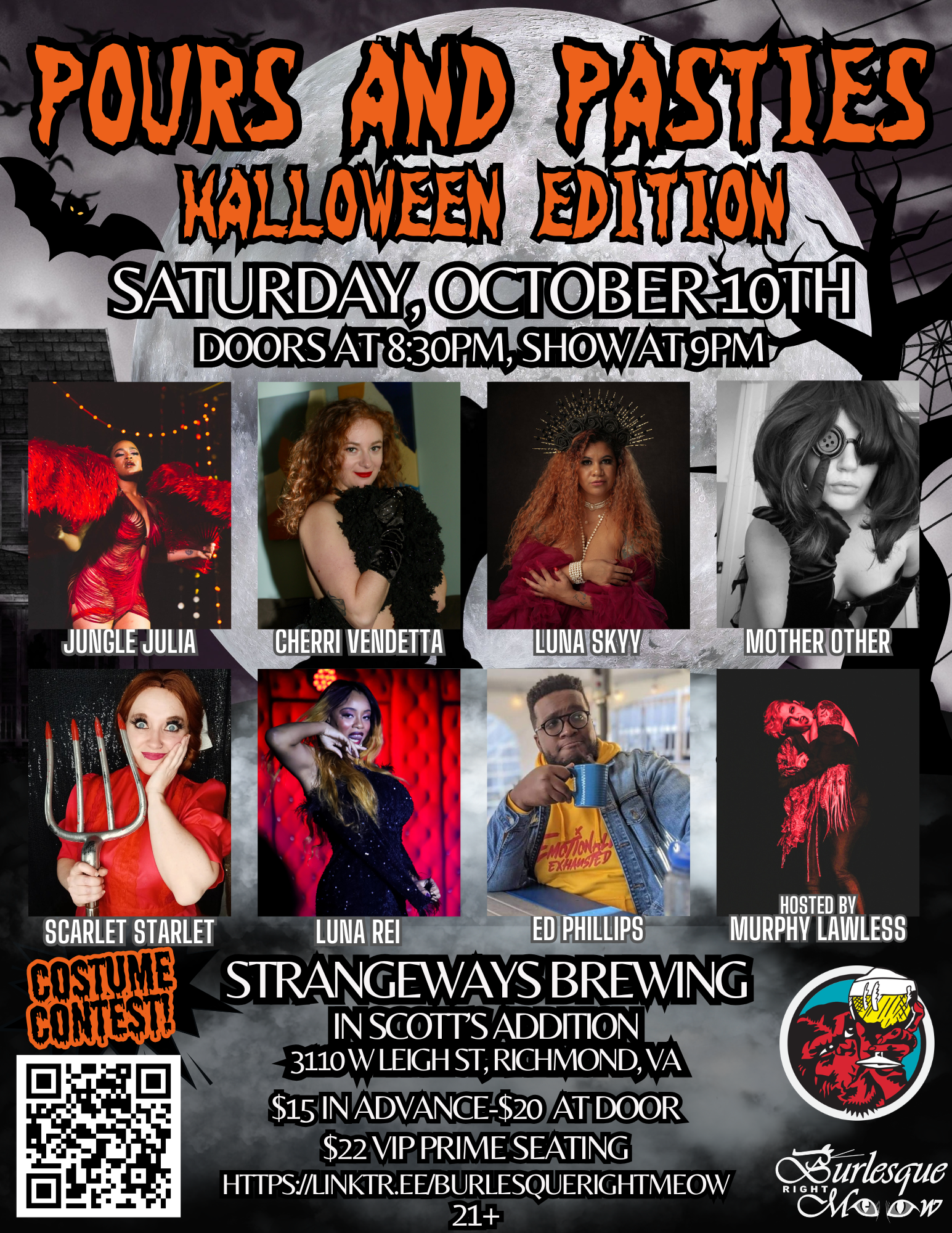 Pours and Pasties RVA: Halloween Edition
