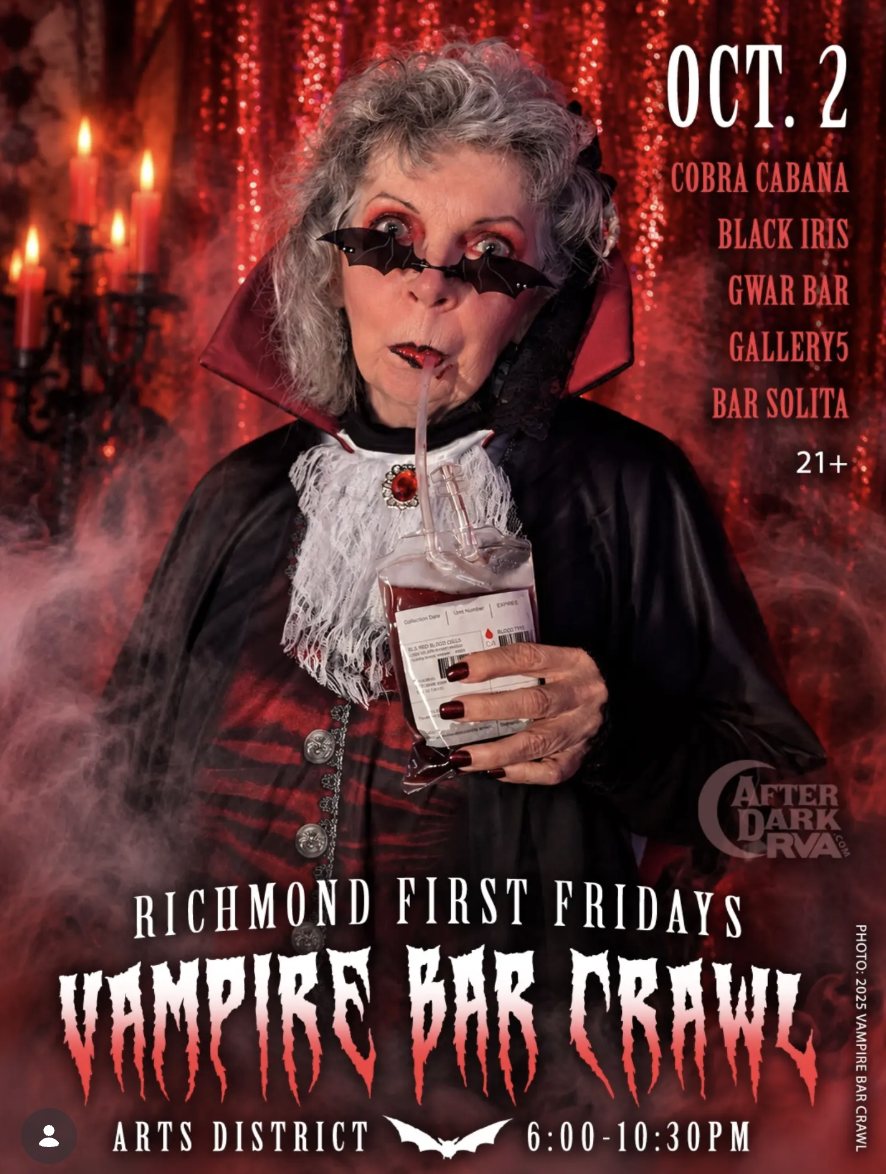 RVA First Fridays: Vampire Bar Crawl