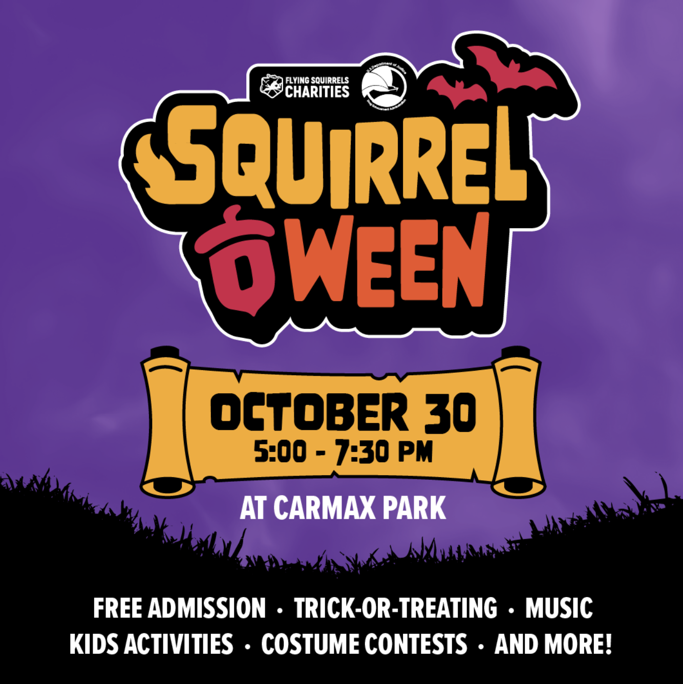 Squirrel-O-Ween presented by the Drug Enforcement Administration