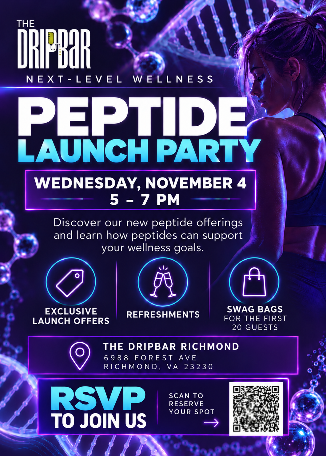  DRIPBaR Peptide Launch Party