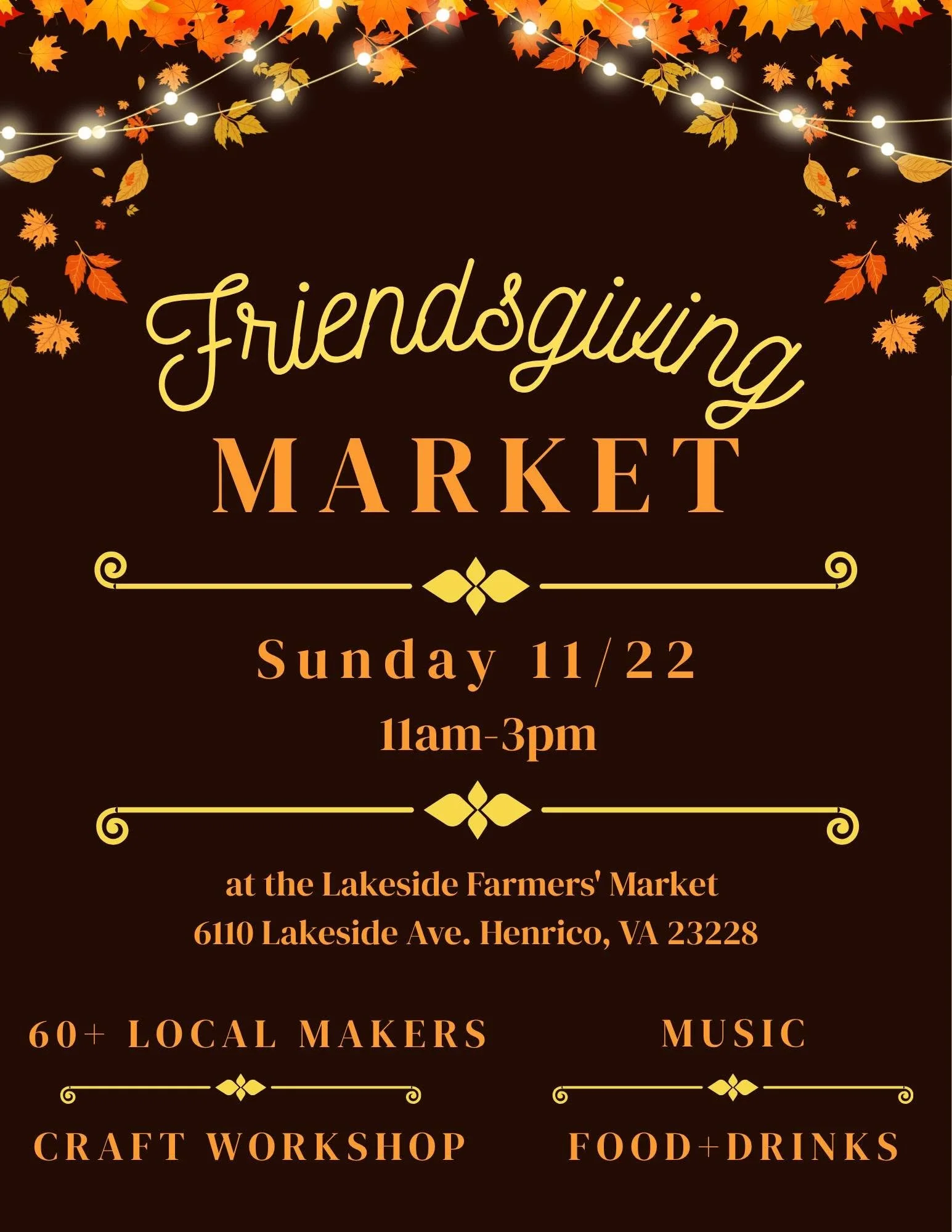 Lakeside Friendsgiving Market 