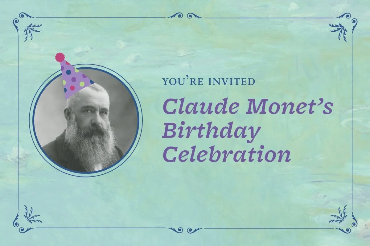 Claude Monet's Birthday Celebration