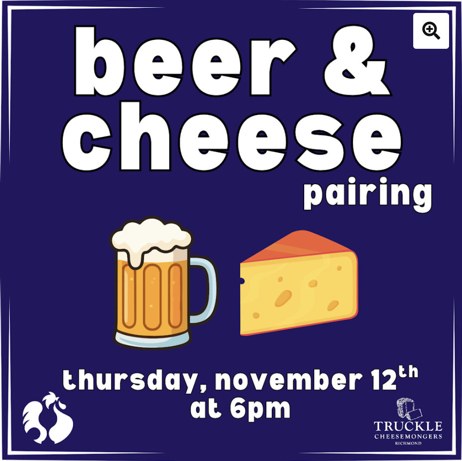 RVA Beer &amp; Cheese Pairing with Truckle Cheesemongers