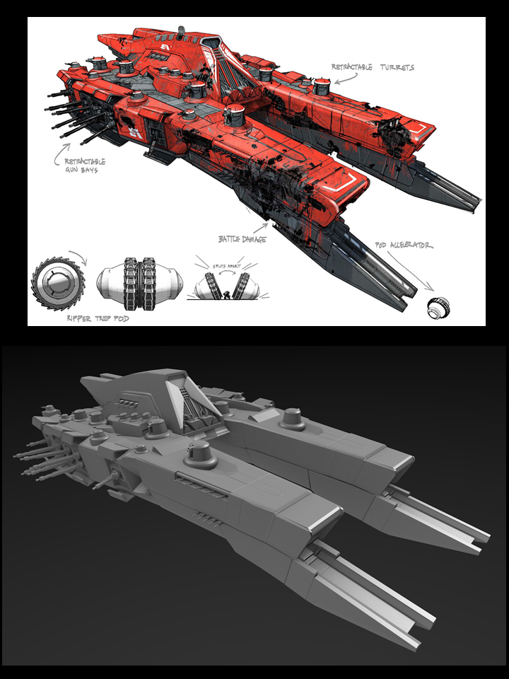 Modeled in Blender