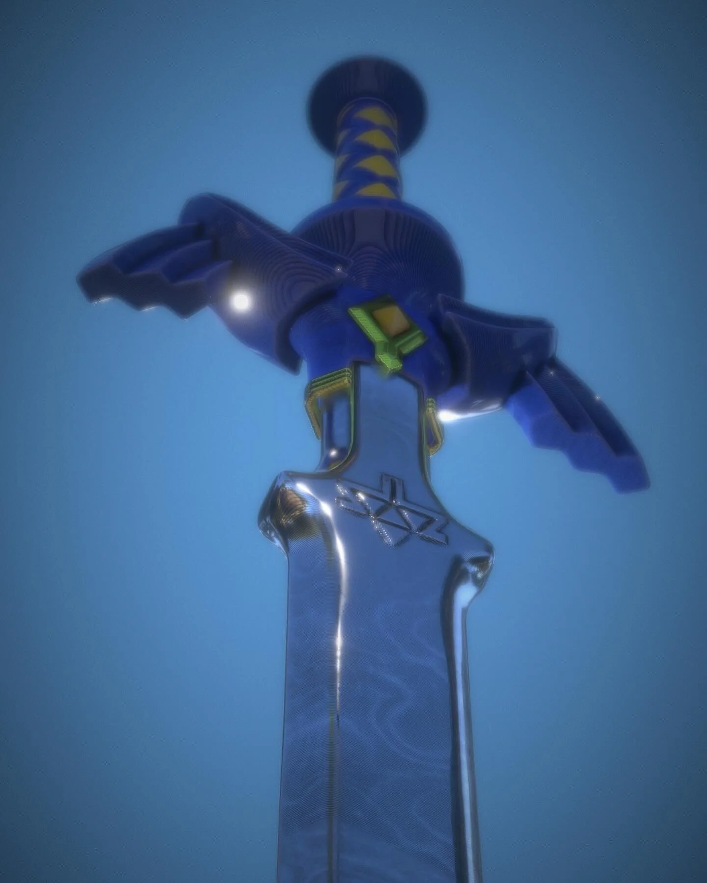 Cautionary Tale of Swords.

Old model. Noodled, and finished in Nomad+Procreate for funsies.

#mastersword #nomadsculpt #procreate #legendofzelda #nintendo #3dart