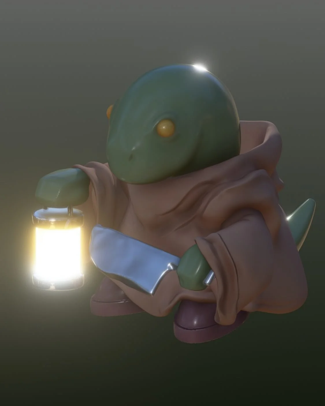 Got overwhelmed by iPad ZBrush and came crawling back to Nomad. Made a dumb Tonberry though.
#nomadsculpt #3d #tonberry #finalfantasy