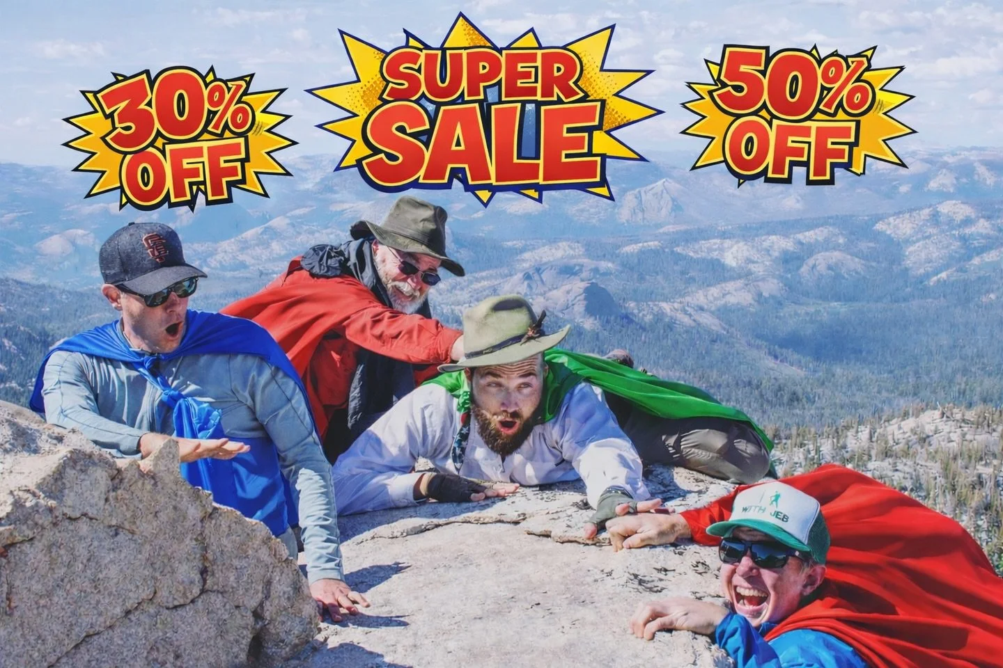 The Sportago (Super) Sale starts now!  Stop on by for the greatest deals on all your favorite outdoor clothing, footwear and accessories!