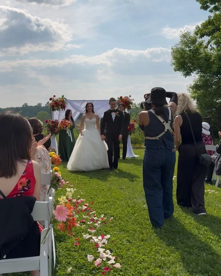 Wedding Bells for @victoriaabakr and Jesse&hellip;
We couldn&rsquo;t be happier for the love that you share. In his vows, Jesse described Victoria as &ldquo;always glowing, positive, and full of joy&mdash;the brightest sun in his universe.&rdquo;

Vi