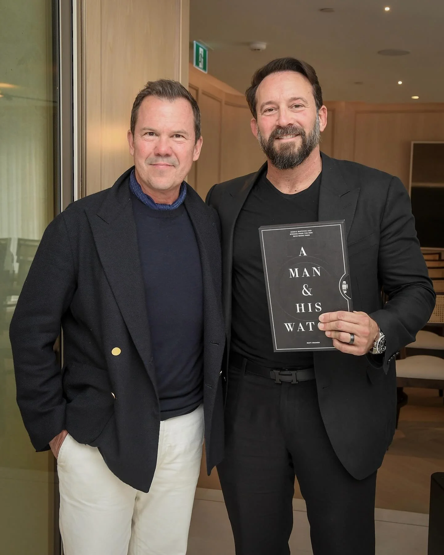 Thank you to Matt Hranek of @wmbrownproject, author of A Man &amp; His Watch, for joining us this week in Toronto at the 138 Yorkville Presentation Center curated by our team at @nkpr.inc &amp; American Express. 

Matt and I operate with the same pub
