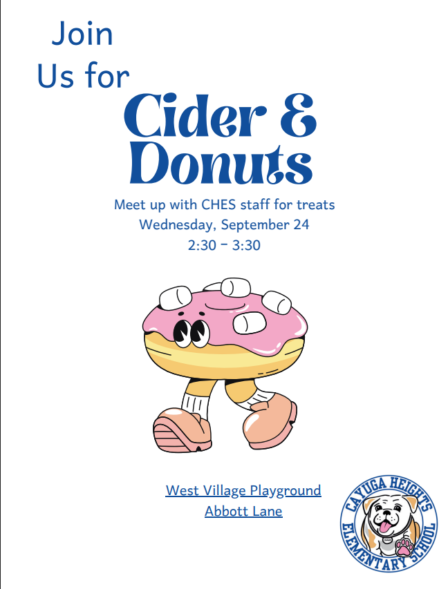 Cider & Donuts with CHES Staff