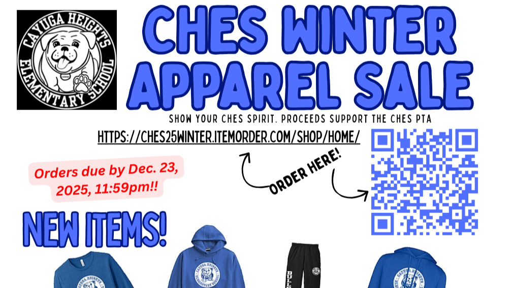 CHES Apparel Store is Open for Winter 2025!